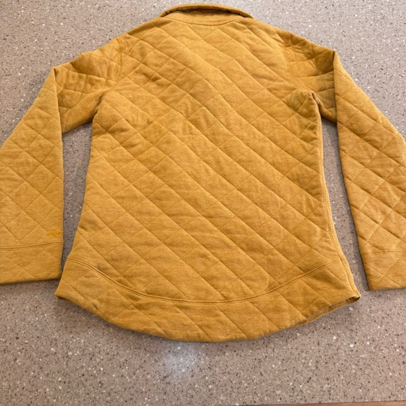 Marmot Yellow Quilted Pullover Jacket size XS - Picture 9 of 9
